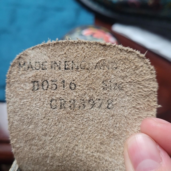 Dr. Martens vintage 90s era 1460 floral print Sienna Miller leather boots - Picture 8 of 8